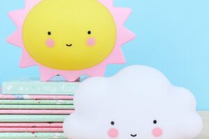 A Little Lovely Company Lampje Wolk Wit