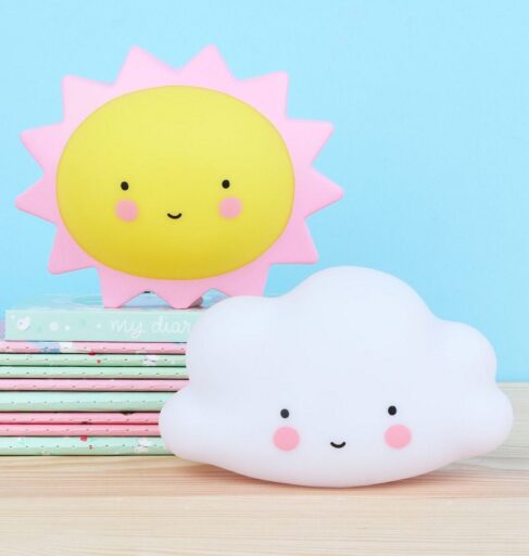A Little Lovely Company Lampje Wolk Wit