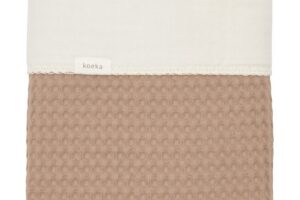 Ledikantdeken Cotton Fleece Wafel Coffee Koeka