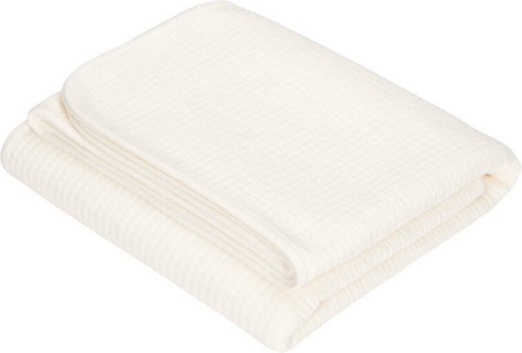 Ledikantdeken Zomer Pure Soft White Little Dutch