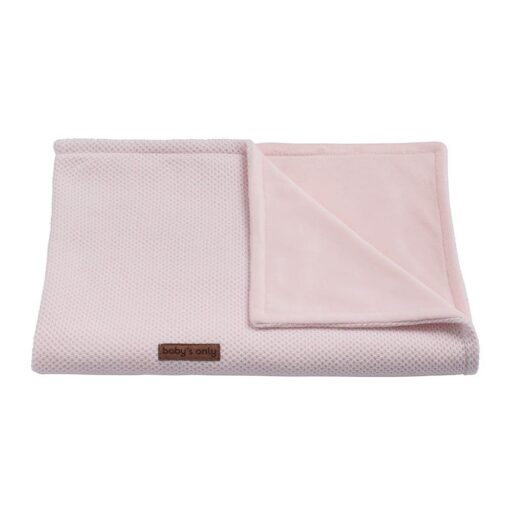 Ledikantdeken Classic Soft Roze Baby’s Only