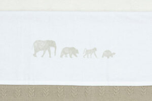 Ledikantlaken Animals Olive Green Jollein