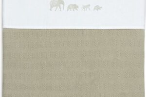 Ledikantlaken Animals Olive Green Jollein