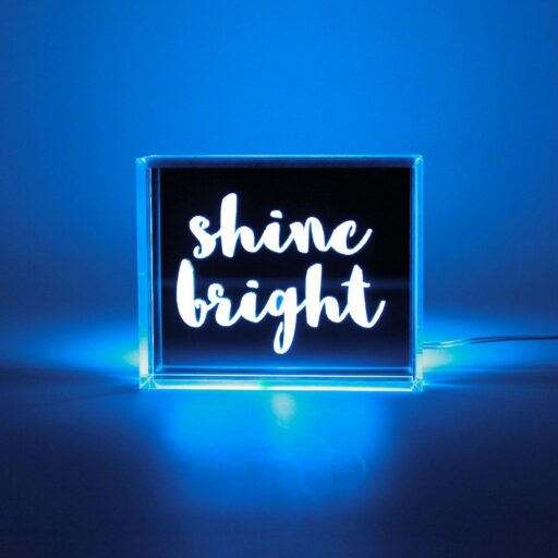 Locomocean Lightbox Acrylic Blauw