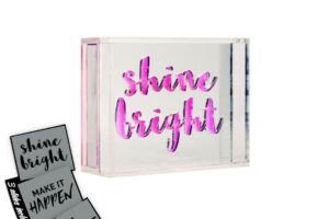 Locomocean Lightbox Acrylic Roze