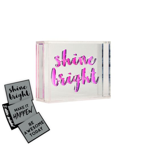 Locomocean Lightbox Acrylic Roze