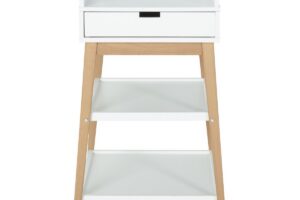 LUIERTAFEL HIP + LADE – WHITE/NATUREL QUAX