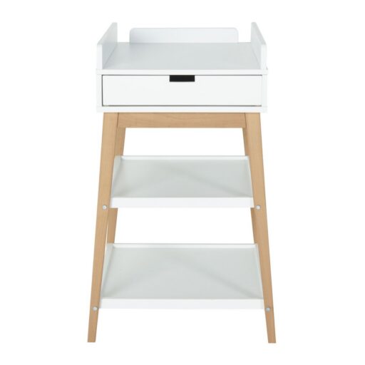 LUIERTAFEL HIP + LADE – WHITE/NATUREL QUAX