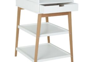 LUIERTAFEL HIP + LADE – WHITE/NATUREL QUAX