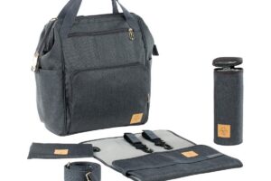 Luiertas Backpack Goldie Antraciet Lässig