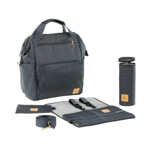 Luiertas Backpack Goldie Antraciet Lässig