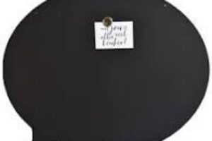Wonderwall Magneetbord Tekstballon Zwart Large
