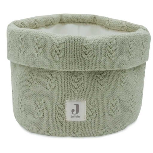 Commodemandje Grain Knit Olive Green Jollein