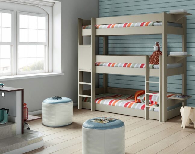 STAPELBED TRIO 120 X 200 / 196 (excl. Lattenbodems)