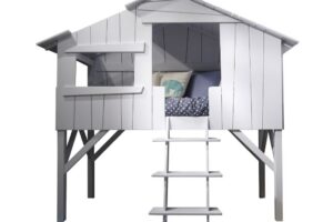 BOOMHUTBED 090 X 190 HALFHOOG