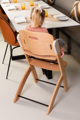 Meegroeistoel + Eettablet Naturel Beige Evosit Childhome
