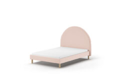 BED 140 X 200 ROZE GESTOFFEERD MOON VIPACK