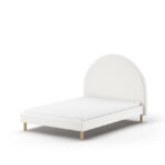 BED 140 X 200 WIT GESTOFFEERD MOON VIPACK
