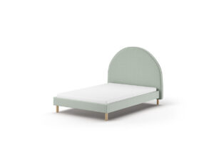 BED 140 X 200 GROEN GESTOFFEERD MOON VIPACK