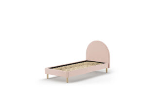 BED 090 X 200 ROZE GESTOFFEERD MOON VIPACK