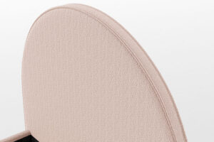 BED 140 X 200 ROZE GESTOFFEERD MOON VIPACK