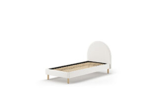 BED 090 X 200 WIT GESTOFFEERD MOON VIPACK