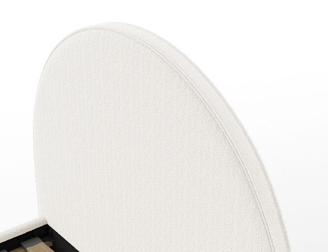 BED 090 X 200 WIT GESTOFFEERD MOON VIPACK