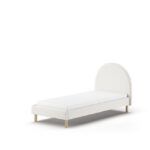 BED 090 X 200 WIT GESTOFFEERD MOON VIPACK