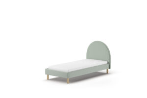BED 090 X 200 GROEN GESTOFFEERD MOON VIPACK