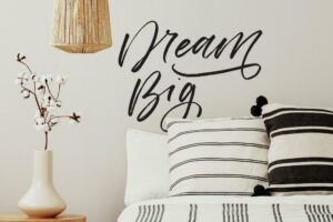 Muursticker Dream Big Roommates
