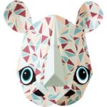 Muursticker Neushoorn Triangle Large Studio Ditte
