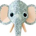 Muursticker Olifant Spots Klein Studio Ditte