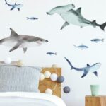 Muursticker Sharks Roommates