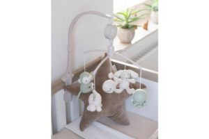 Muziekmobiel Animals Laurel Green/Warm Linen Baby’s Only