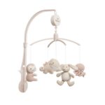 Muziekmobiel Animals Oud Roze/Warm Linen Baby's Only