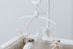 Baby’s Only Muziekmobiel Zand/Wolwit/Wit
