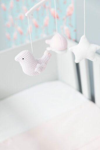 Baby’s Only Muziekmobiel Classic Roze/Roze/Wit