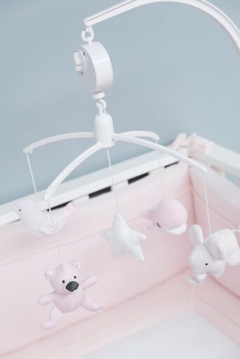 Baby’s Only Muziekmobiel Classic Roze/Roze/Wit