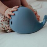 Nachtlampje Moby Blauw Flow