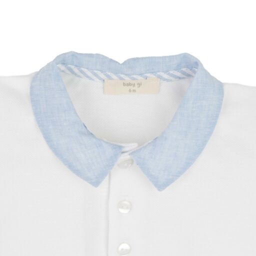 Onesie Summertime White & Blue 3M Baby Gi