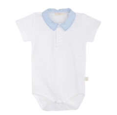Onesie Summertime White & Blue 6M Baby Gi