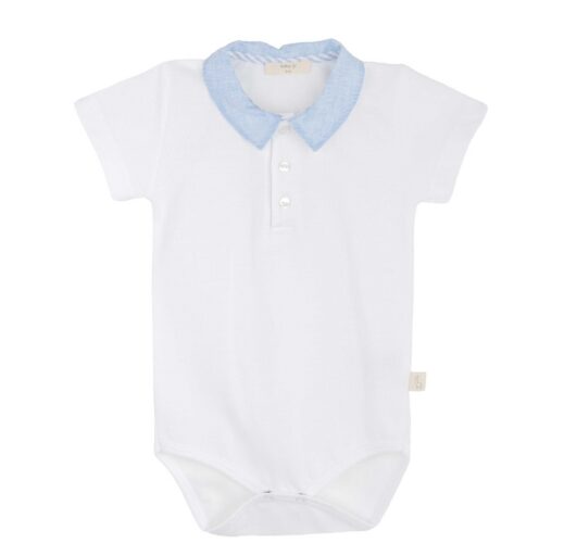 Onesie Summertime White & Blue 6M Baby Gi