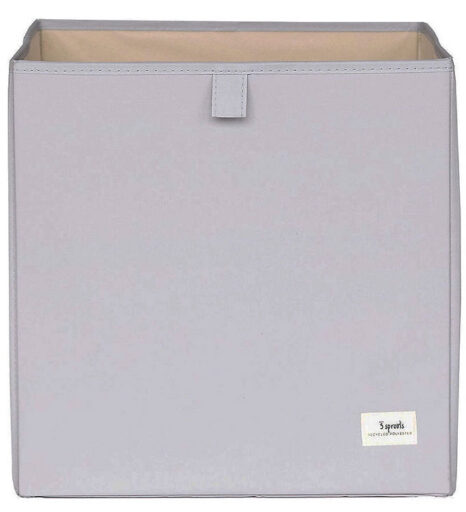 3 Sprouts Opbergbox Grijs Uni