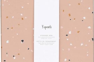 3 Sprouts Opbergbox Terrazo Argile