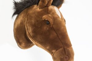 Wild And Soft Dierenkop Paard Bruin Scarlett