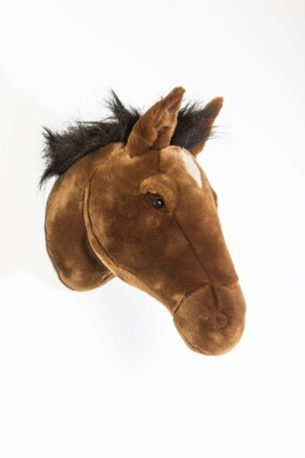 Wild And Soft Dierenkop Paard Bruin Scarlett