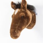 Wild And Soft Dierenkop Paard Bruin Scarlett