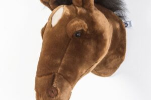Wild And Soft Dierenkop Paard Bruin Scarlett