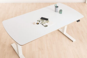 BUREAU 150CM WIT ELECTRISCH IN HOOGTE VERSTELBAAR