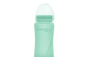 Glazen Fles 240ml Mint Green